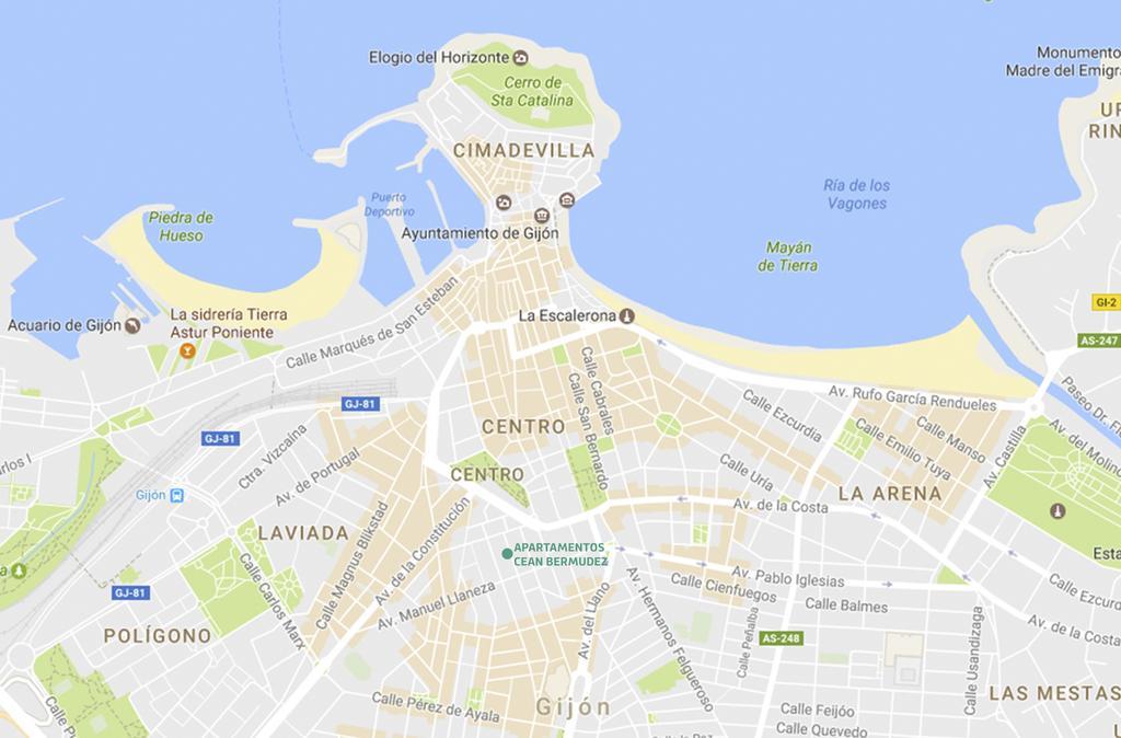 Apartamentos Cean Bermudez Gijon Luaran gambar